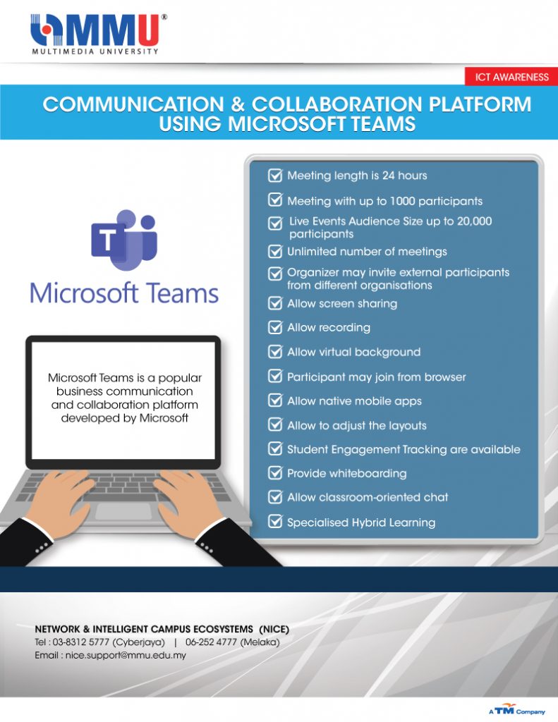 Communication & Collaboration Platform Using Microsoft Teams – Network ...